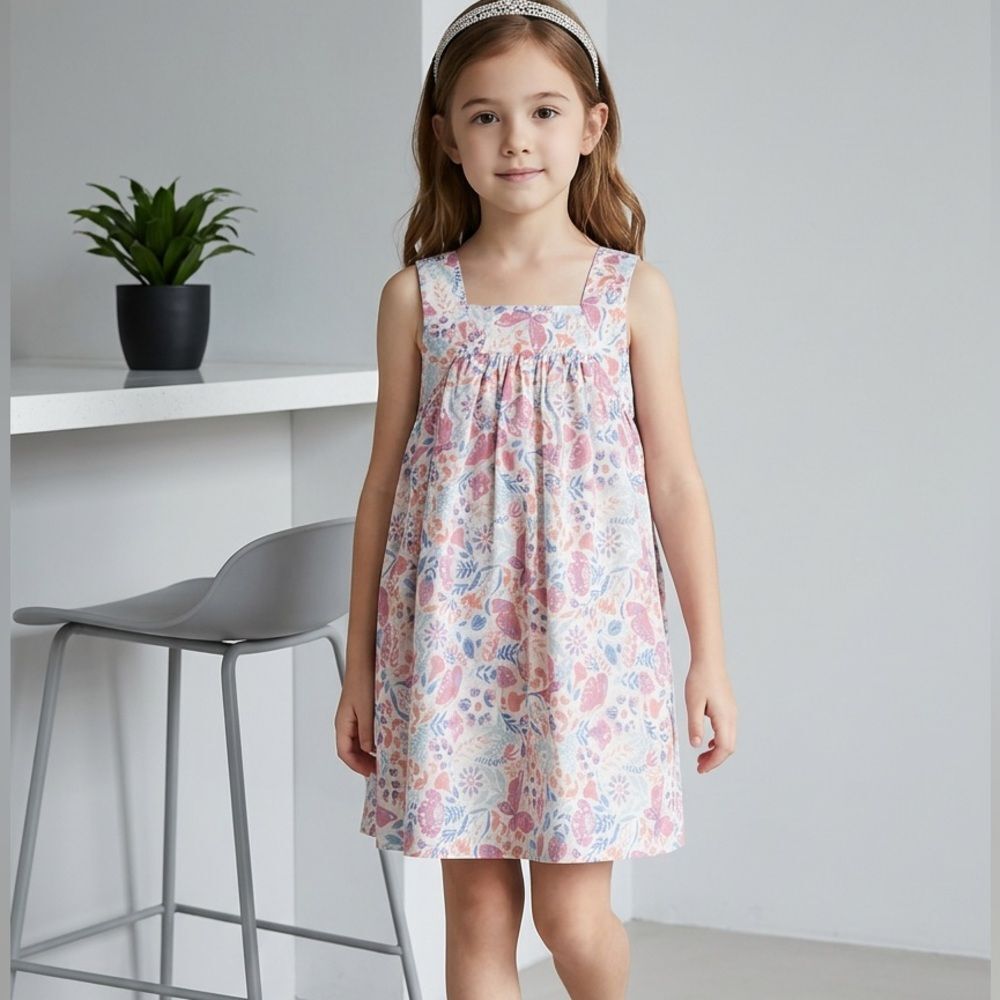 NWOT Jillian’s Closet Toddler Girls Sleeveless Floral Dress - Size 3T